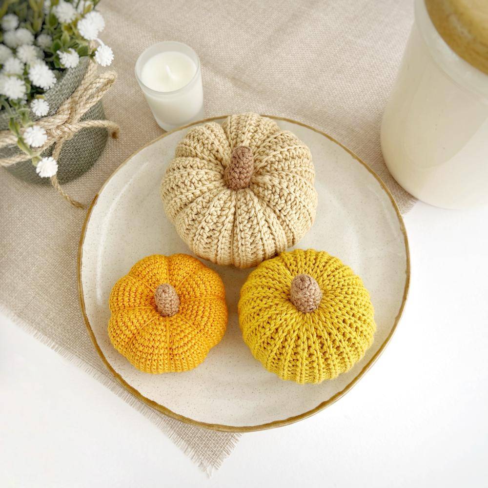 Charming Crochet Pumpkins for Fall Decor
