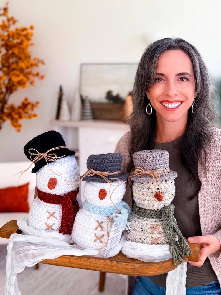 Charming Crochet Snowman Duo Project