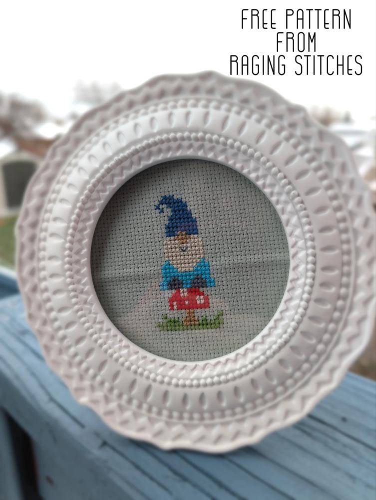 Charming Cross Stitch Gnome Ornament Project
