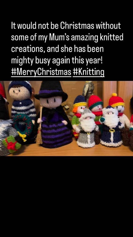 Charming Knitted Christmas Character Ornaments