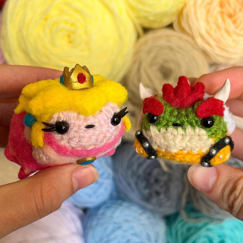 Charming Princess Peach Amigurumi Crochet Character