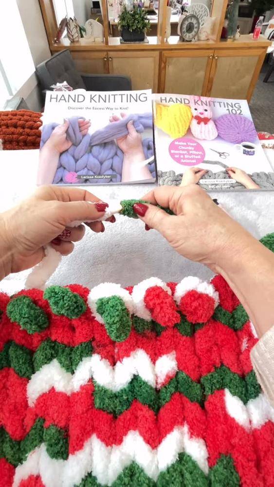 Chevron Stitch Chenille Crochet Pillow