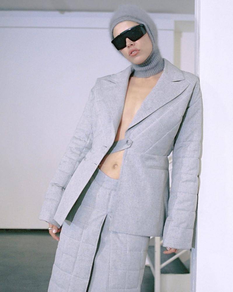 Chic Knit Balaclava and Turtleneck Set