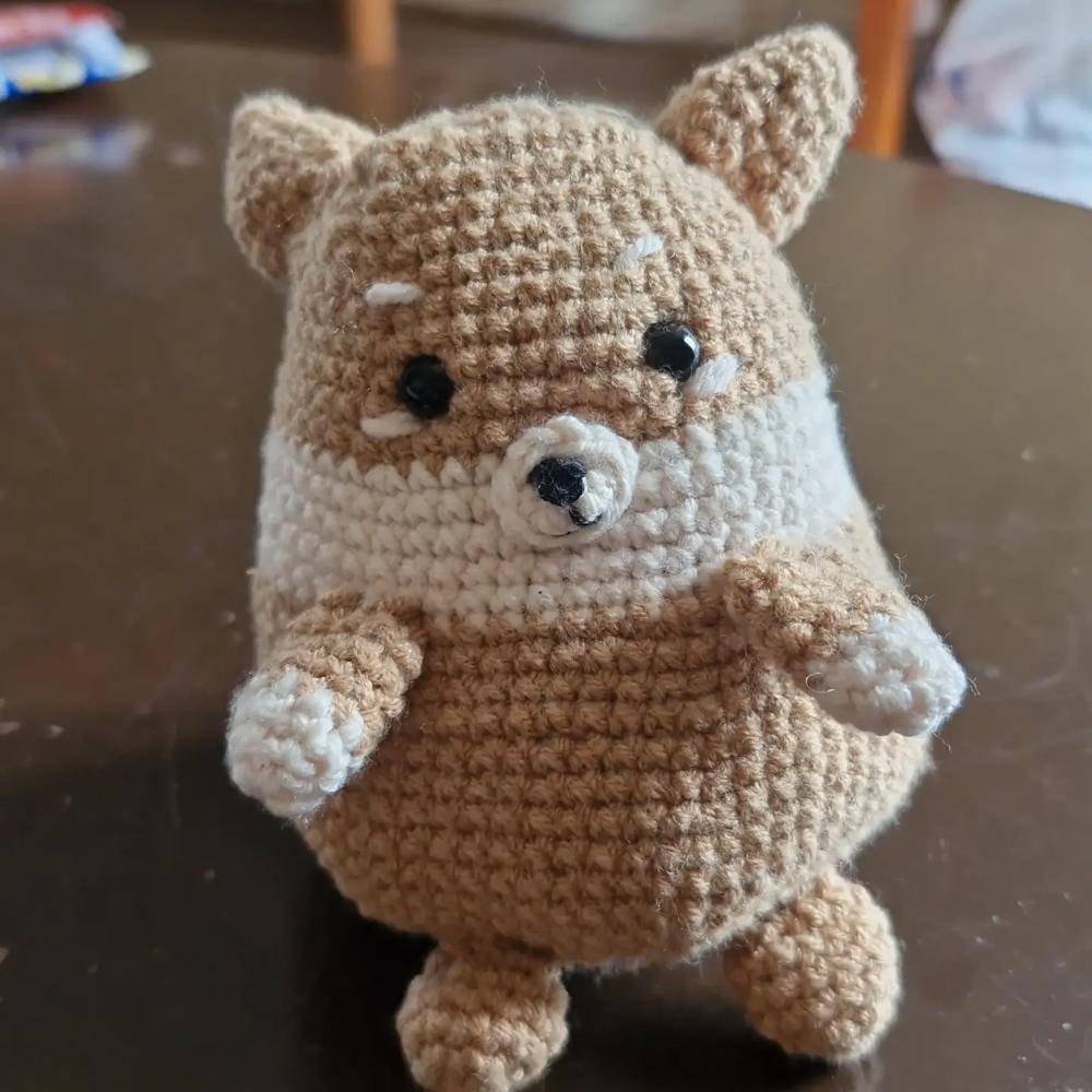Chubby Amigurumi Shiba Inu Crochet Plushie