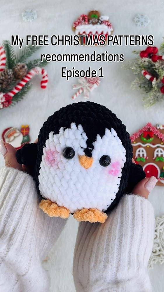 Chunky Crochet Penguin Amigurumi