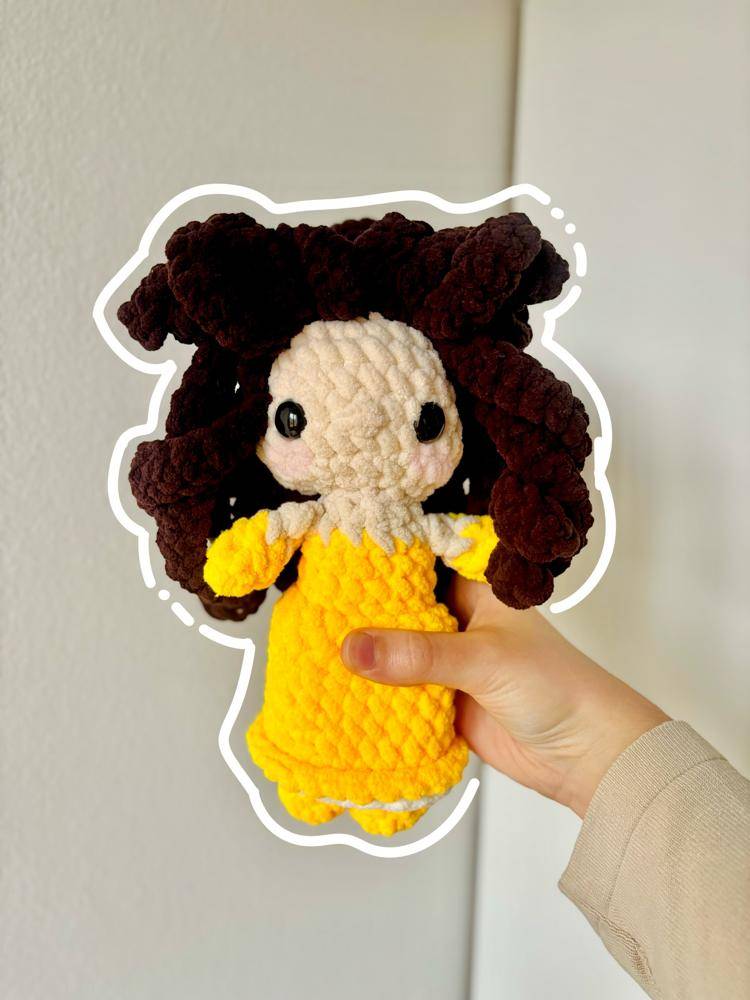 Chunky Crochet Rosalina Amigurumi Doll