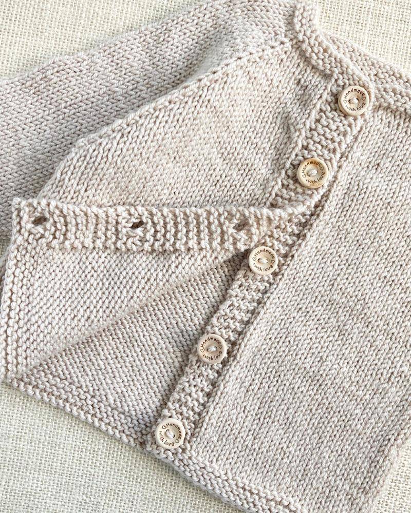Classic Knitted Baby Cardigan Project