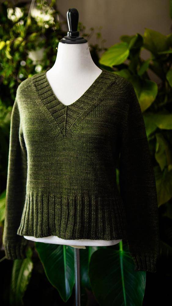 Classic Knitted V-Neck Sweater