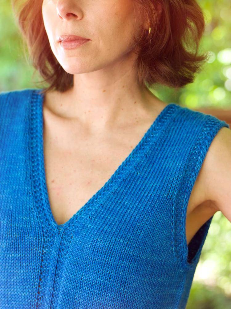 Classic V-Neck Knitted Vest Pattern