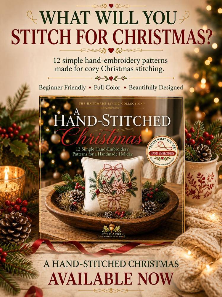 Cozy Christmas Hand-Embroidery Pattern Showcase