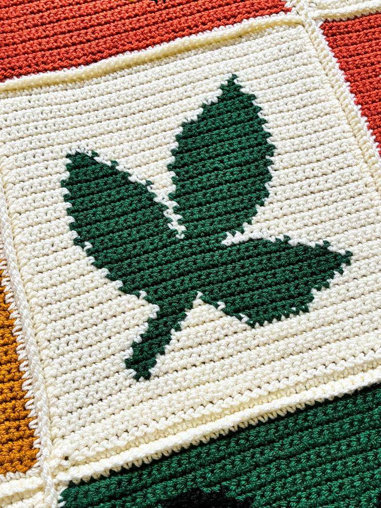 Cozy Crochet Leaf Stitch Blanket Pattern
