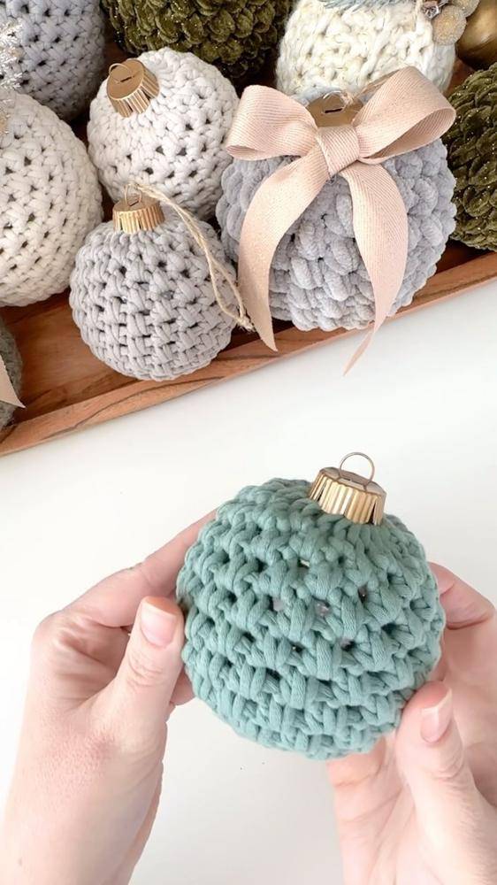 Cozy Crochet Ornament Ball Project