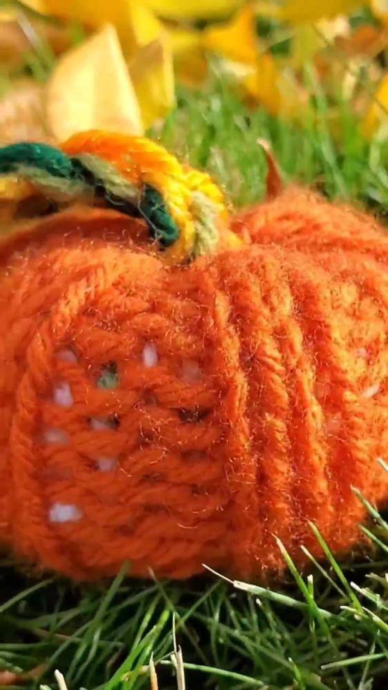 Cozy Crochet Pumpkin Home Decor