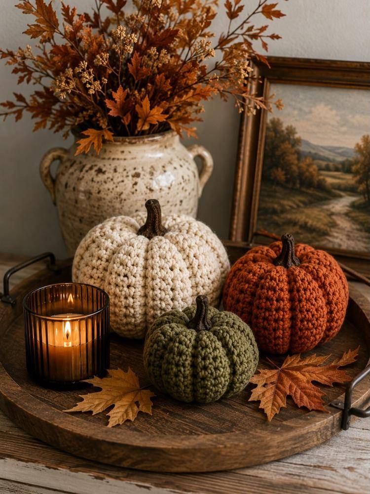 Cozy Crochet Pumpkins for Autumn Decor