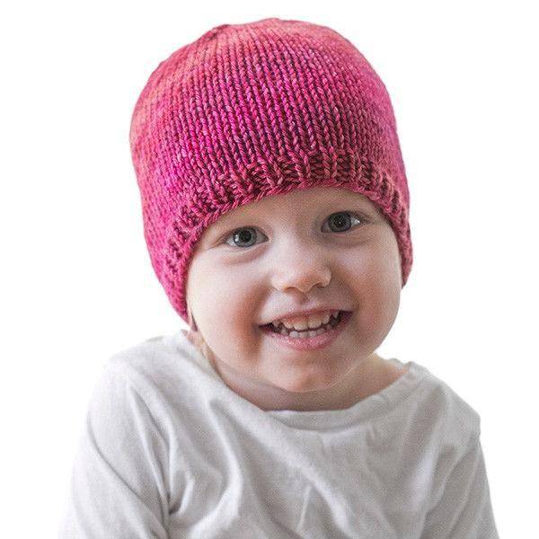 Cozy Ribbed Knit Baby Hat