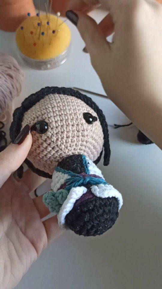 Crochet Amigurumi Doll Inspired by a Sage Character