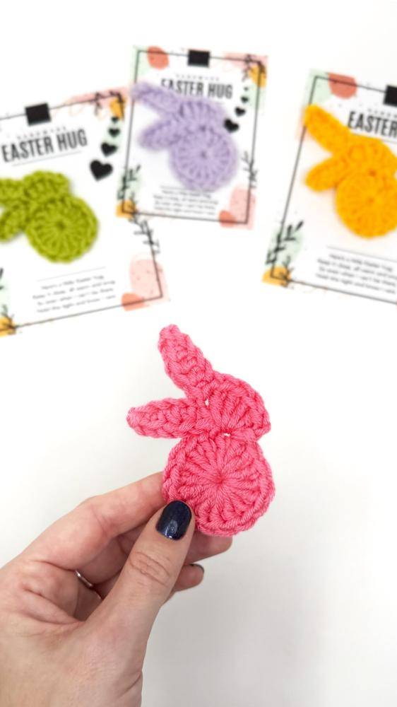 Crochet Bunny Applique Craft