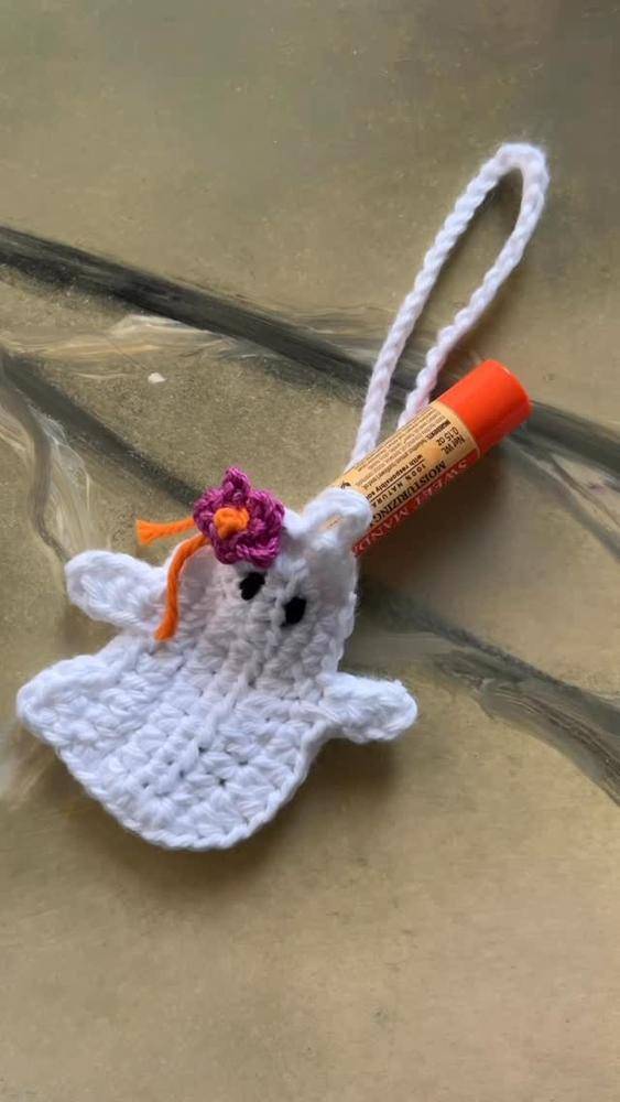 Crochet Ghost Halloween Applique