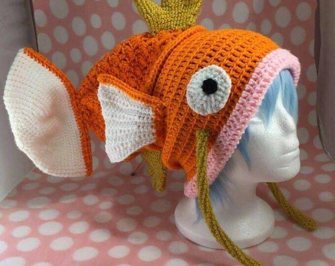 Crochet Magikarp Fish Hat Pattern