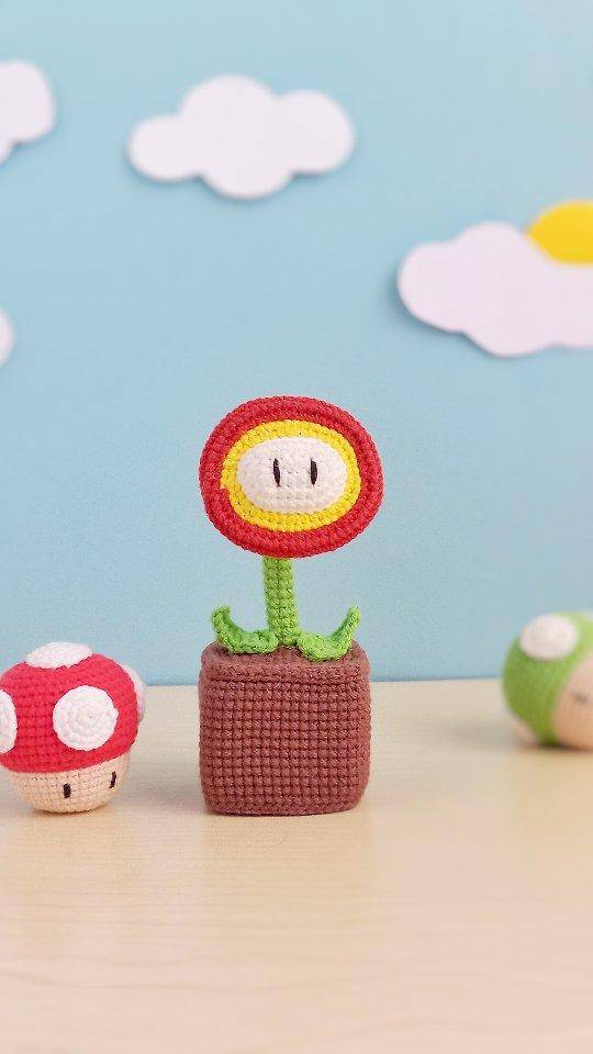 Crochet Piranha Plant Amigurumi Project