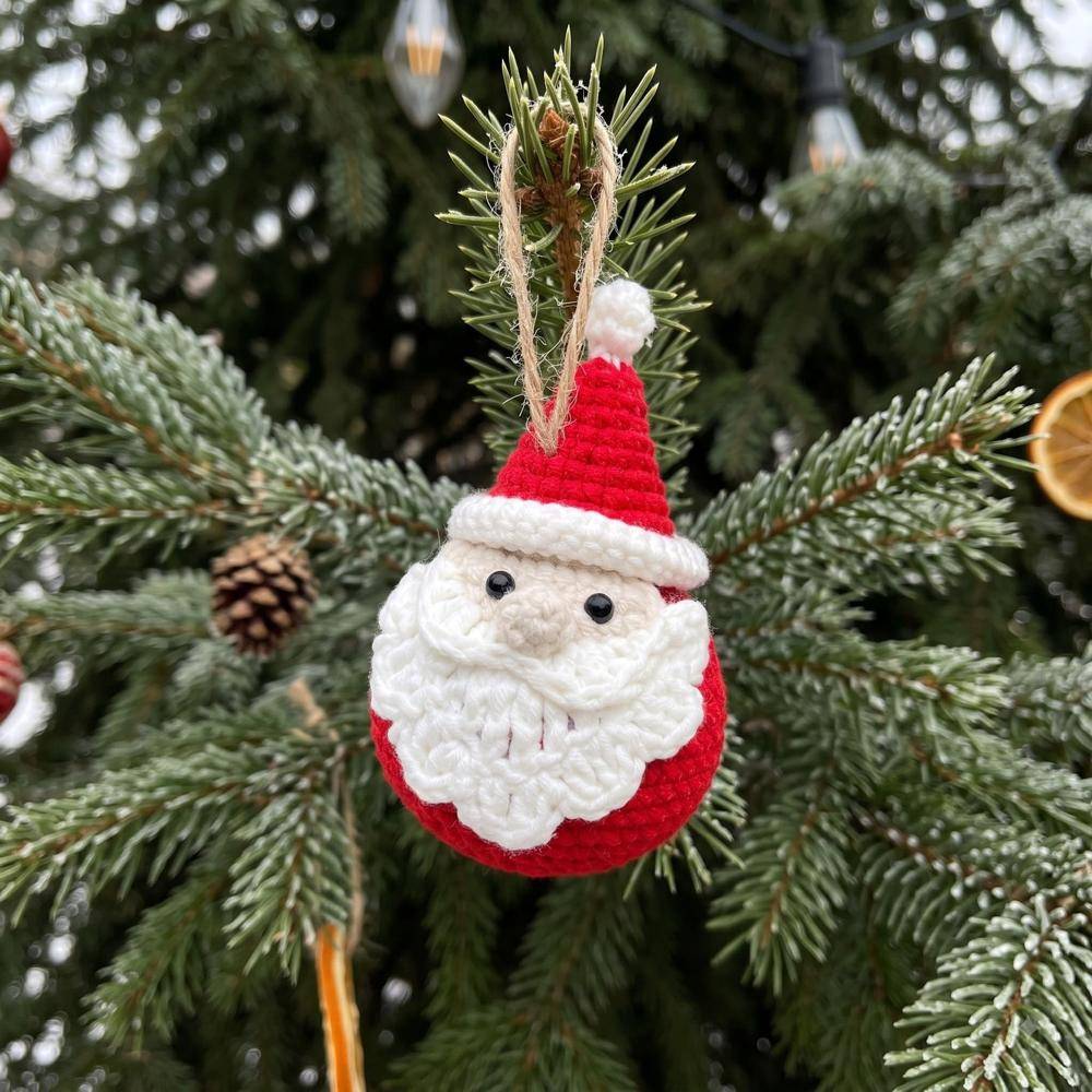Crochet Santa Claus Christmas Ornament