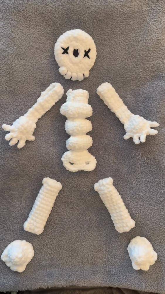 Crochet Skeleton Fidget Toy