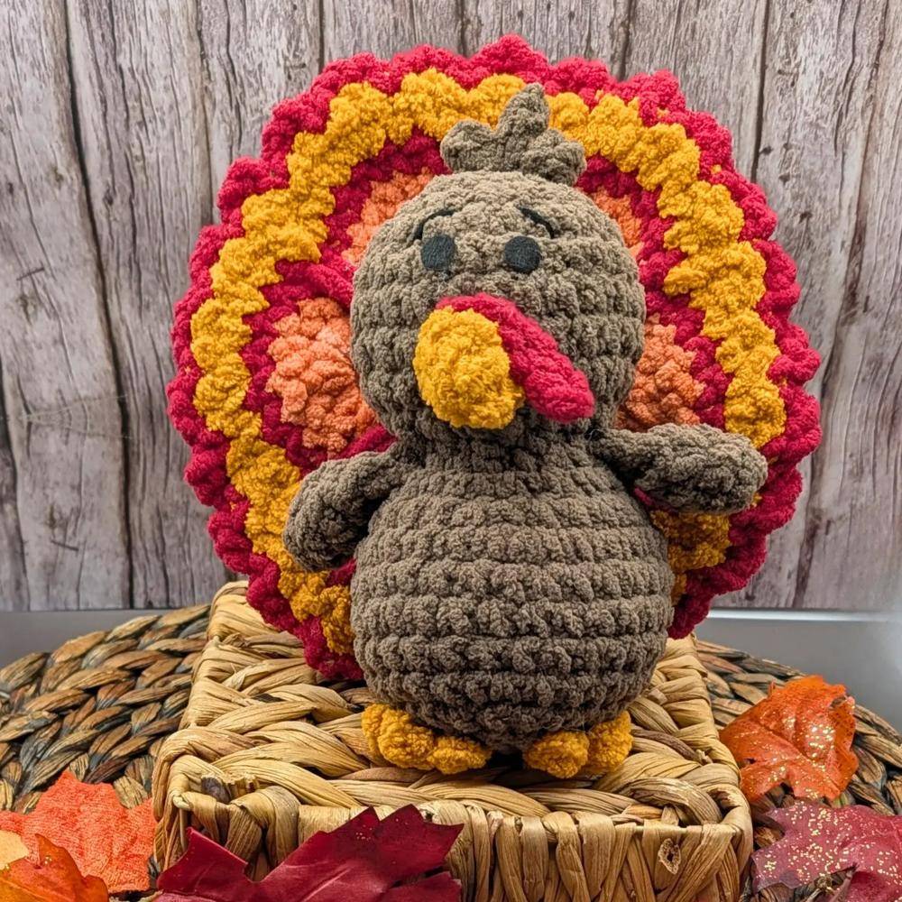 Crocheted Thanksgiving Turkey Amigurumi