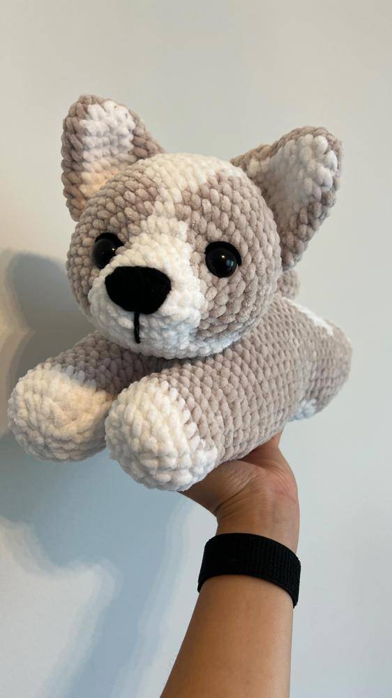 Cuddly Husky Amigurumi Crochet Toy