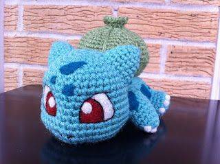 Cute Bulbasaur Amigurumi Crochet Hat