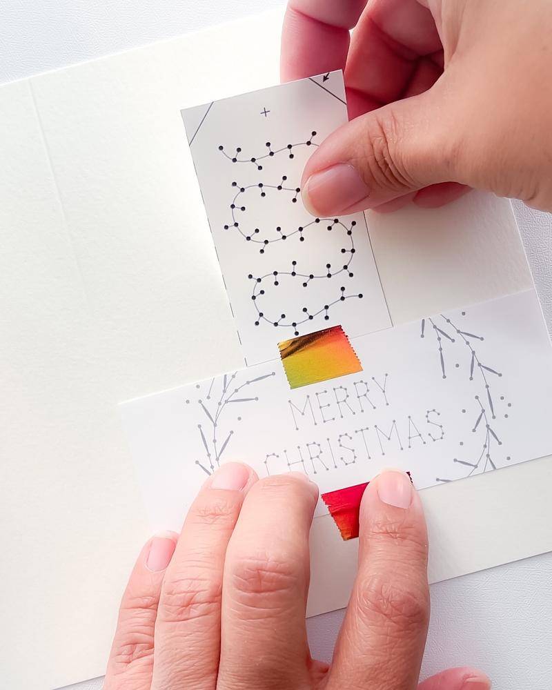 DIY Embroidered Christmas Card Project