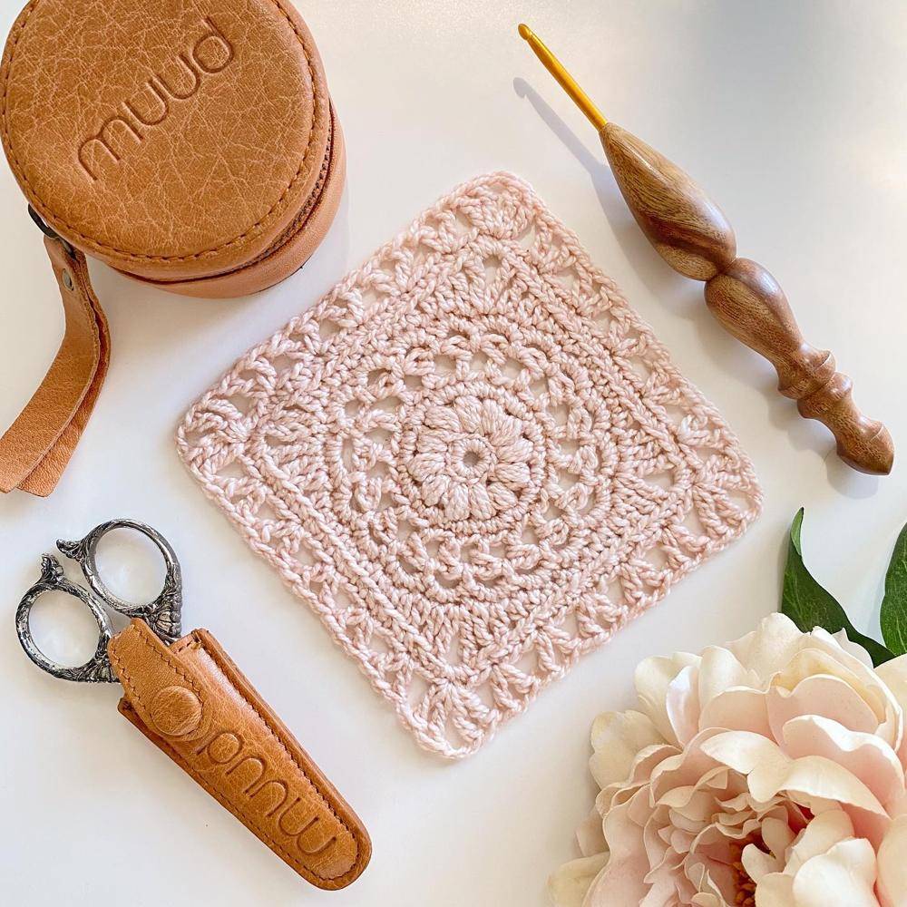 Delicate Lace Crochet Square Project