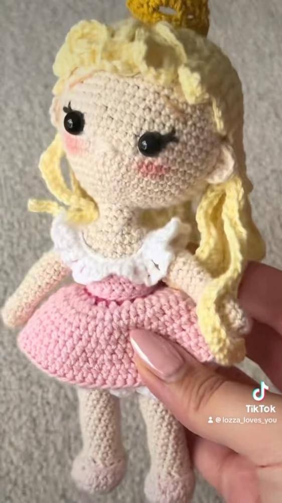 Enchanting Amigurumi Fairy Princess Doll