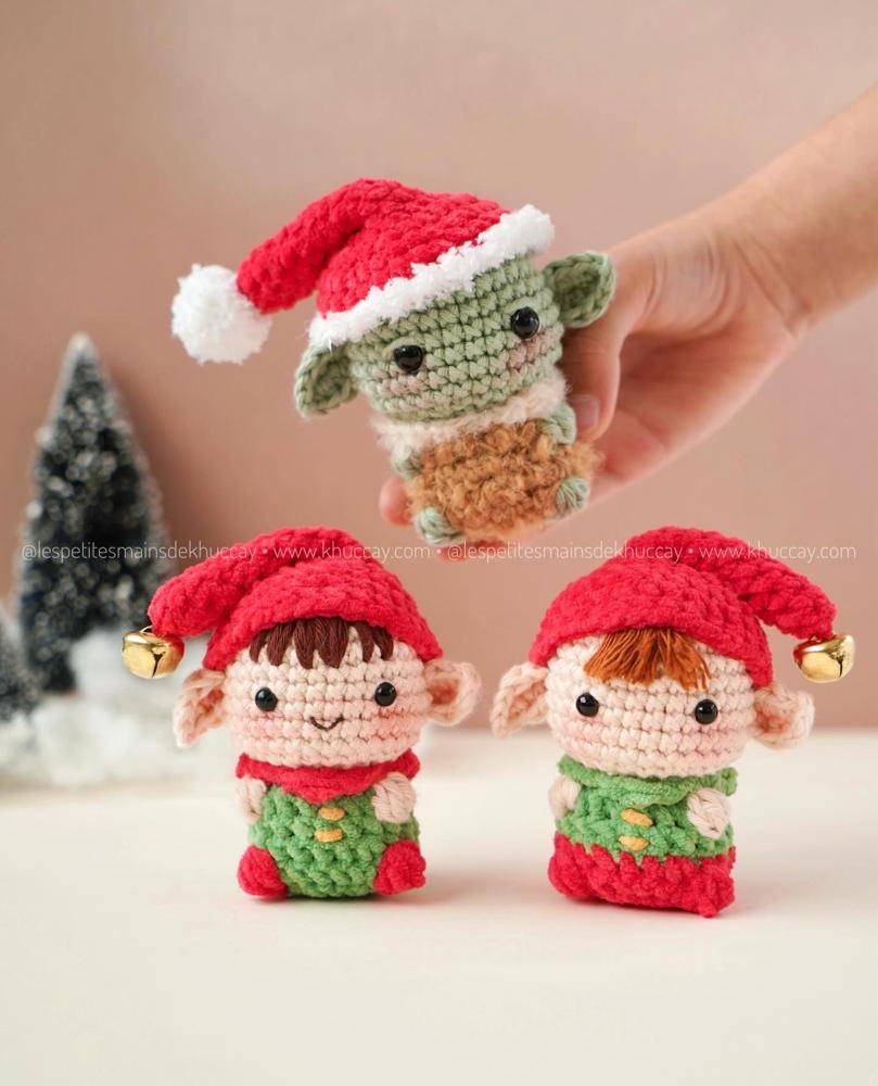 Festive Crochet Amigurumi Companions