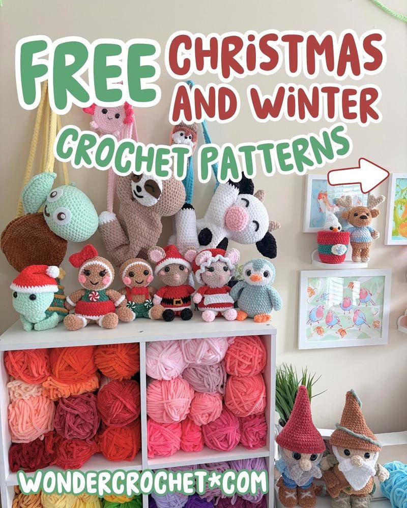 Festive Crochet Amigurumi Figures
