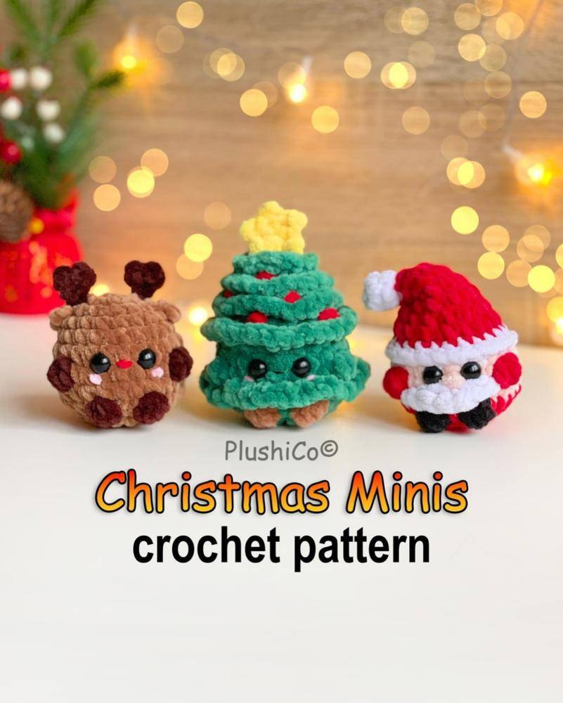Festive Crochet Christmas Minis