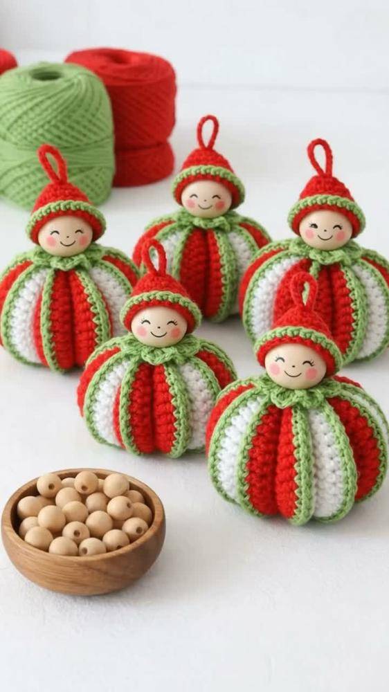 Festive Crochet Christmas Ornaments