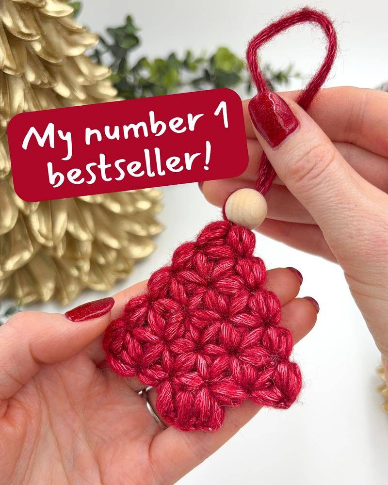 Festive Crochet Christmas Tree Ornament