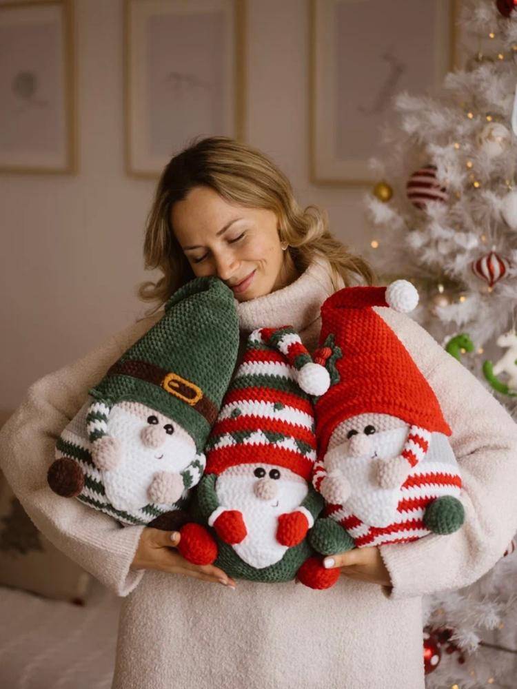 Festive Crochet Gnome Companions
