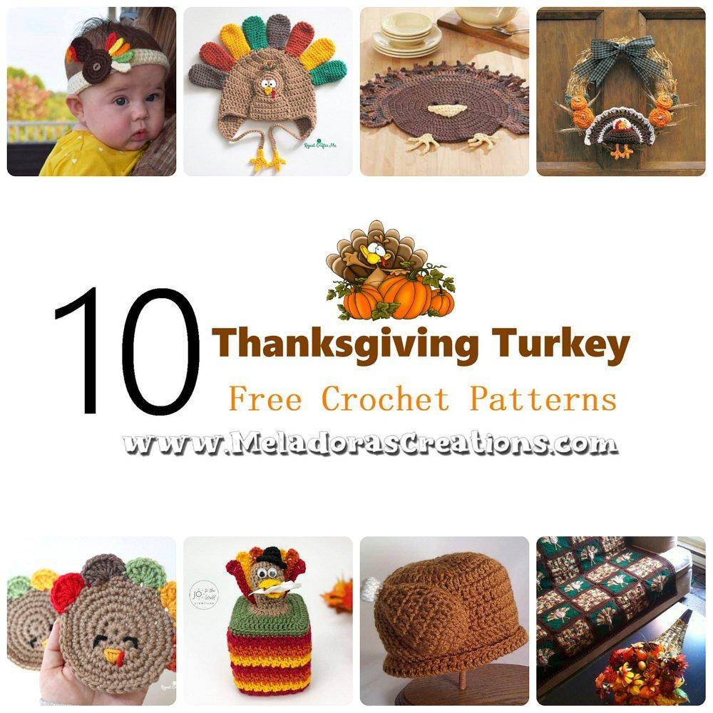 Festive Crochet Turkey Thanksgiving Projects