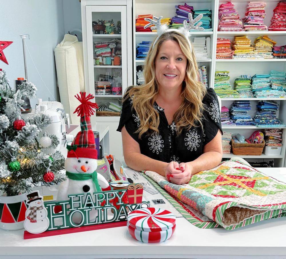 Festive Patchwork Christmas Quilt Project