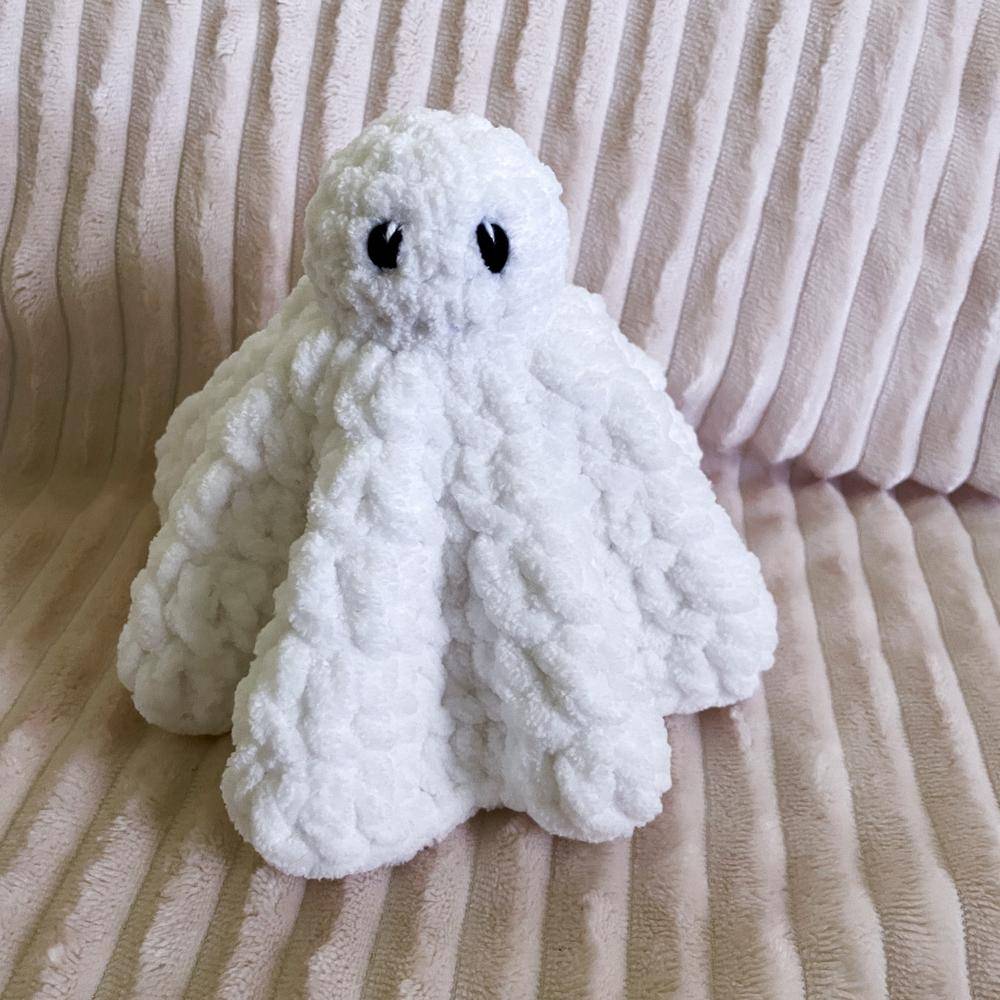 Fluffy Amigurumi Ghost Fidget Toy