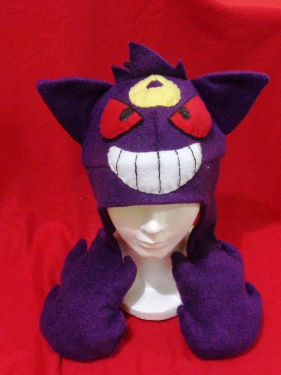 Gengar Pokemon Character Crochet Hat