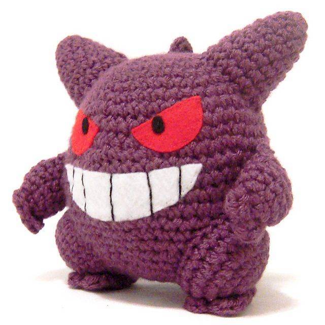 Gengar Pokemon Crochet Amigurumi Figure