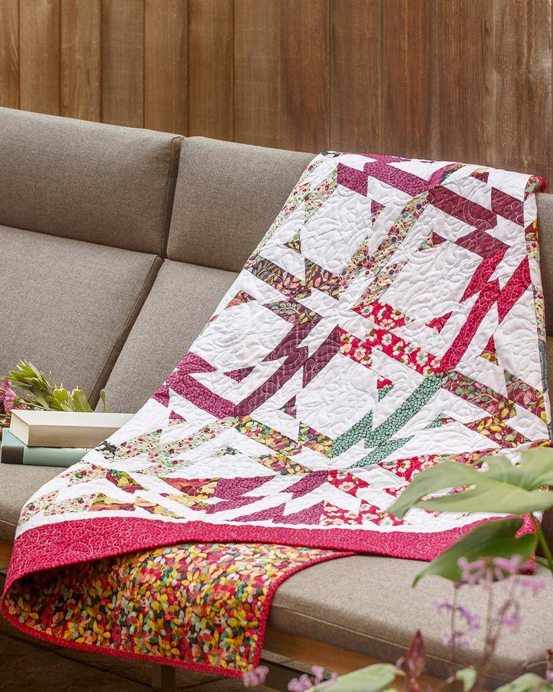 Geometric Patchwork Quilt Pattern