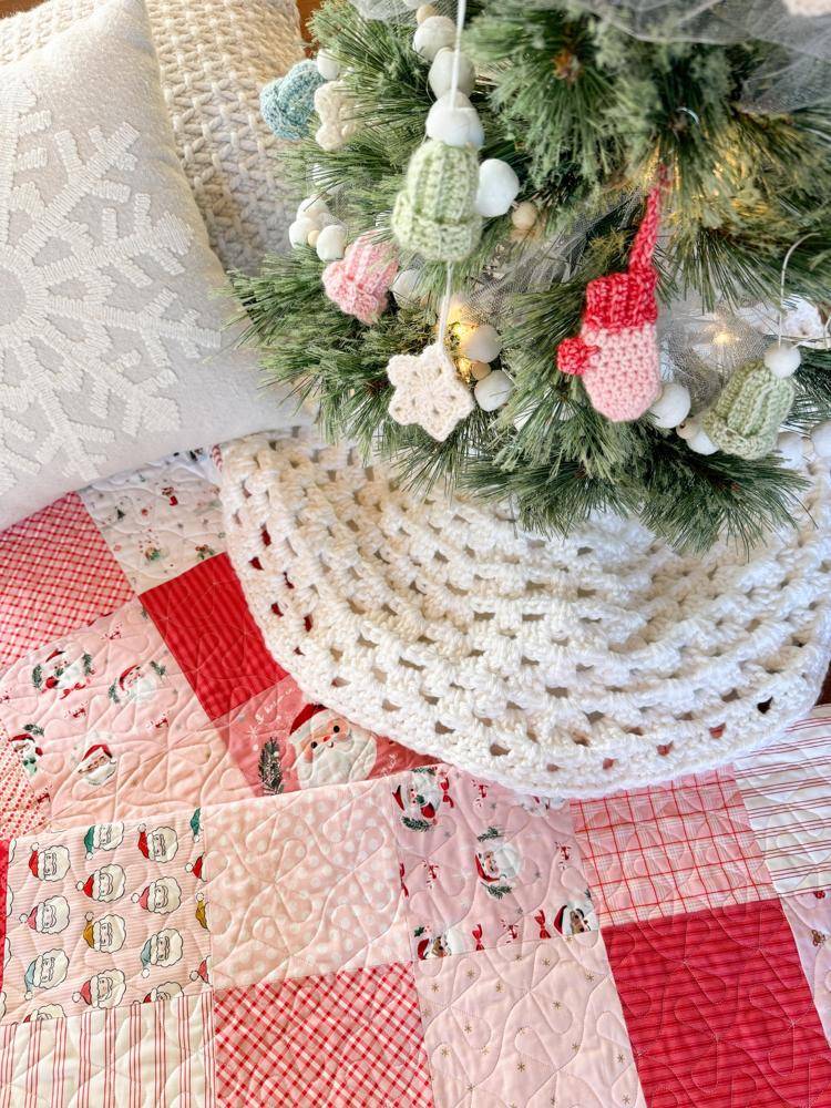 Granny Stripe Crochet Tree Skirt