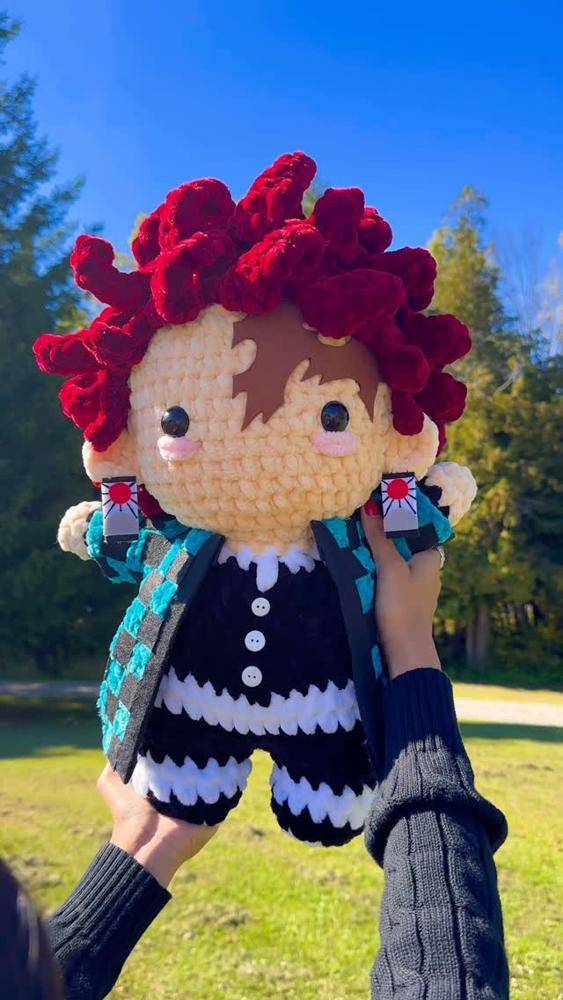 Kawaii Amigurumi Character Crochet Doll