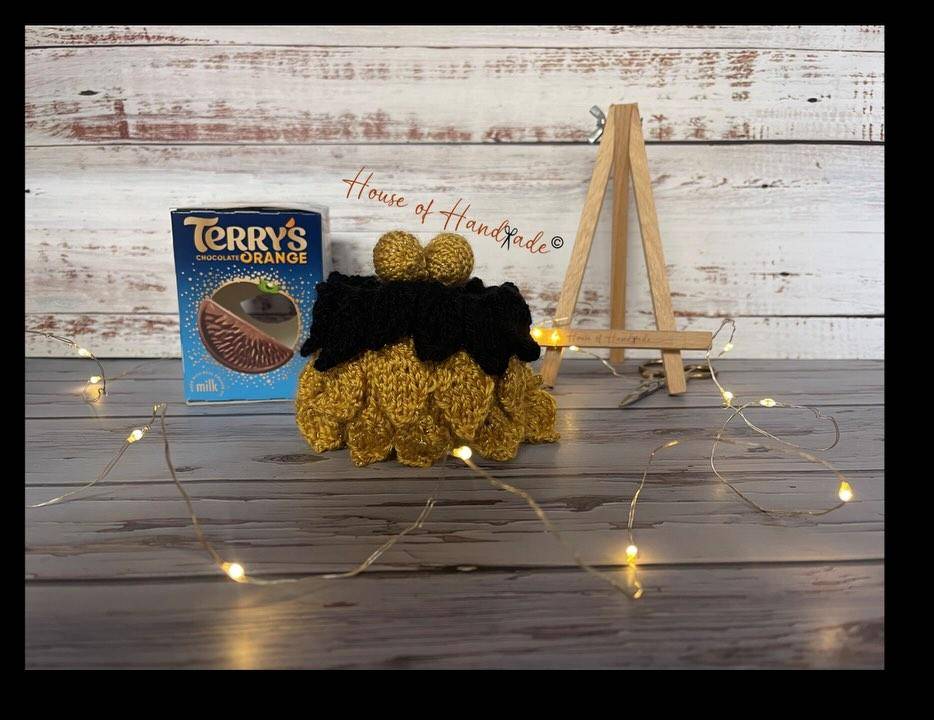 Knitted Chocolate Orange Cozy Project