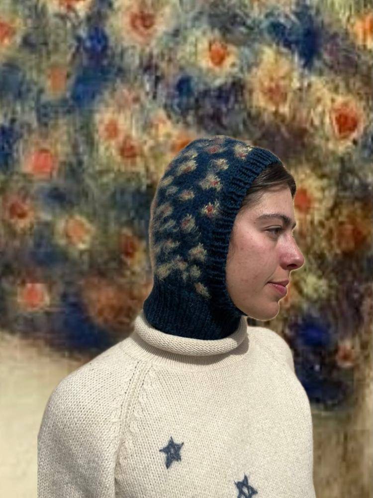 Knitted Starry Night Balaclava