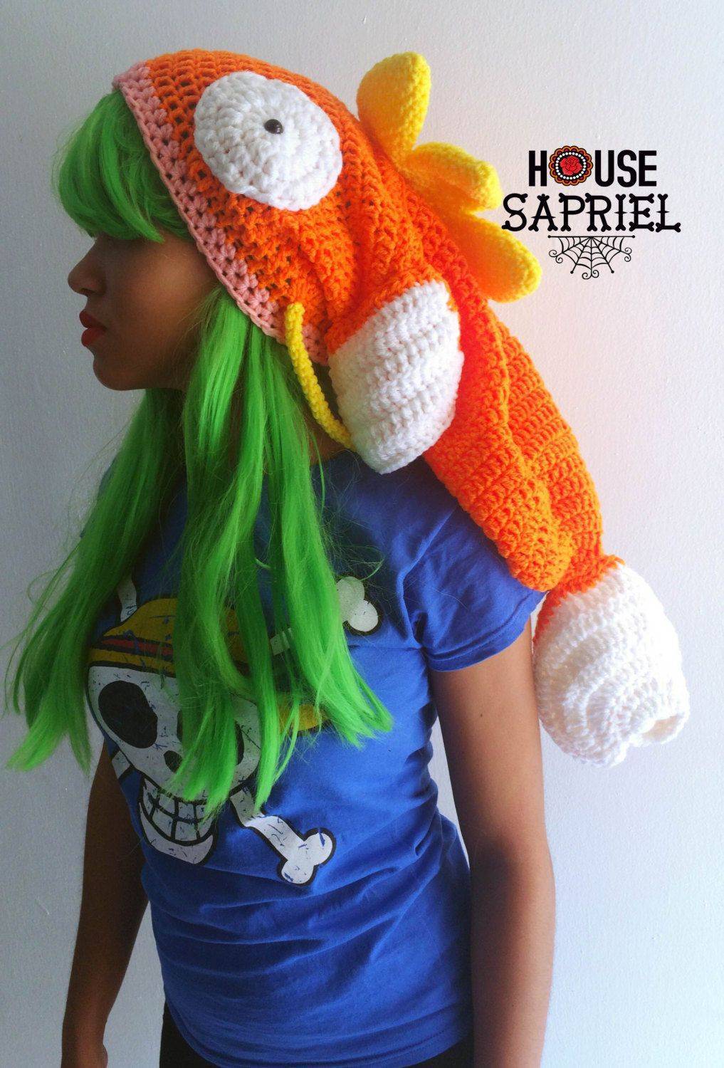 Magikarp-Inspired Crochet Pokemon Hat