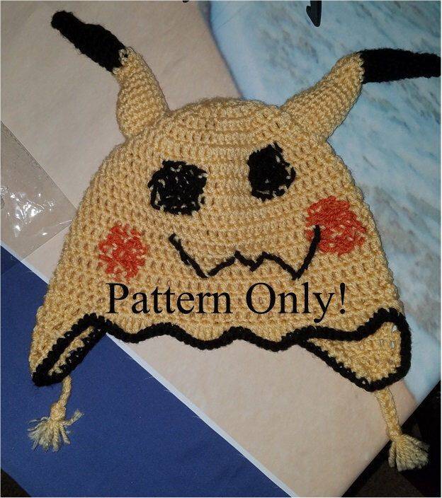 Mimikyu Inspired Pokémon Crochet Hat